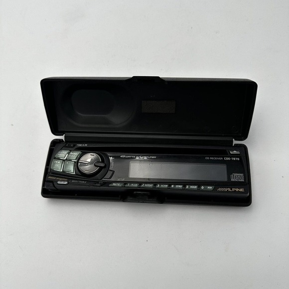 ALPINE CDE-7870 FACEPLATE ONLY TESTED - Picture 1 of 3